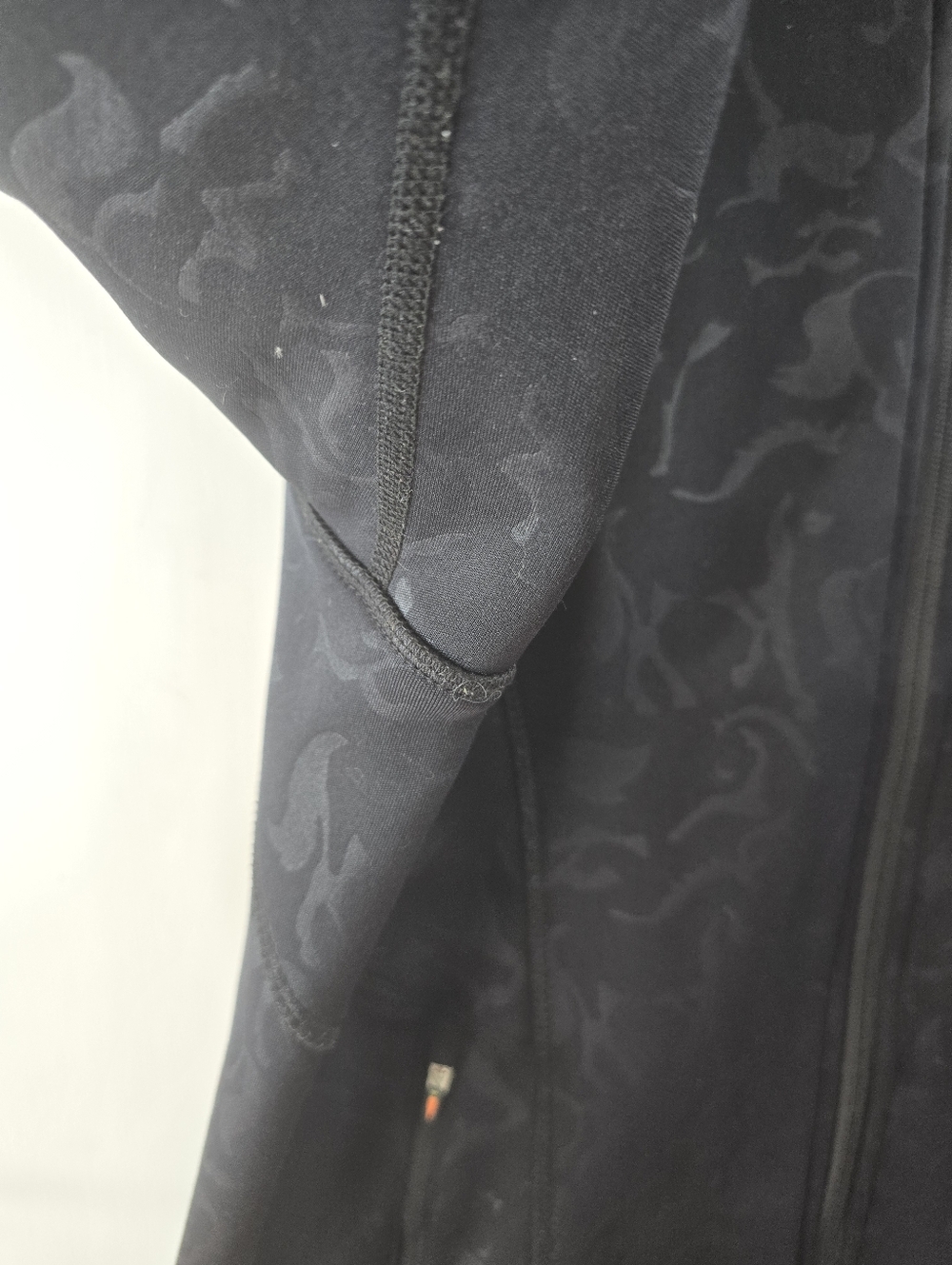 Kerrits Flex Equestrian Jacket Full Zip Mockneck Riding Embossed Black Size XL - Picture 8 of 15